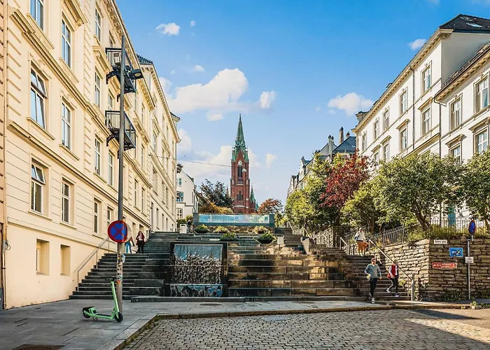 Explore The City! I 500m To Torget I Self Check-in * Μπέργκεν